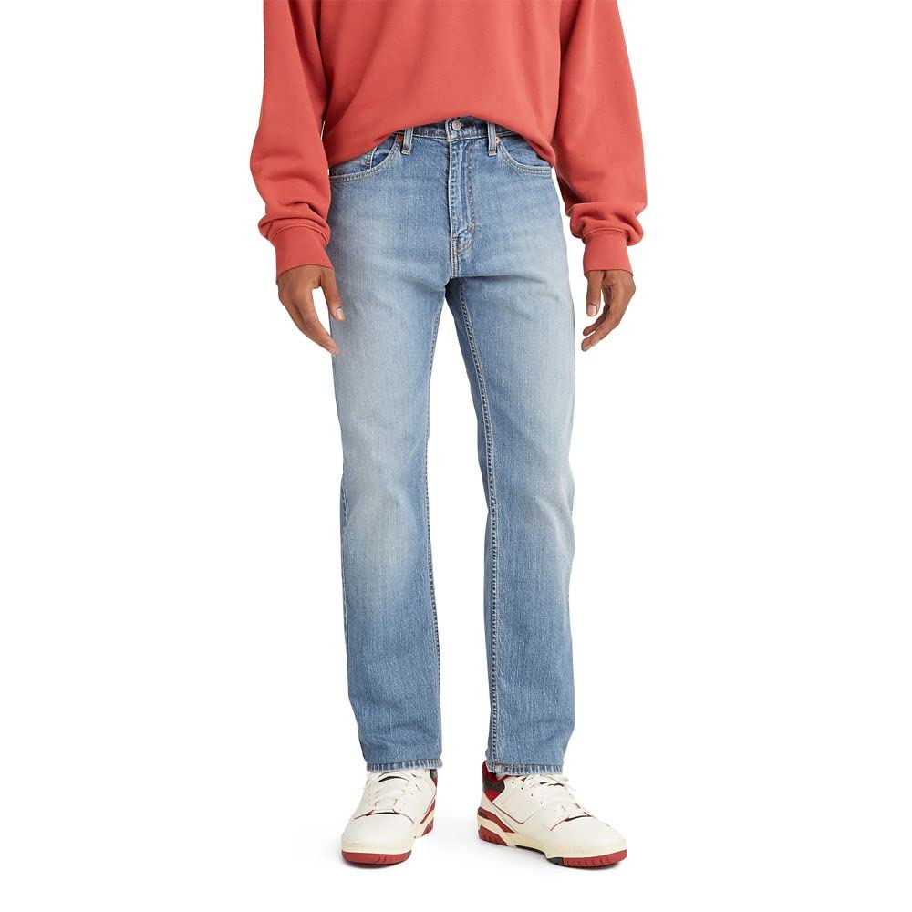 Levi's Men's 505 Regular Fit Jeans (Also Available in Big & Tall), Ocean Blues, 33W x 32L
