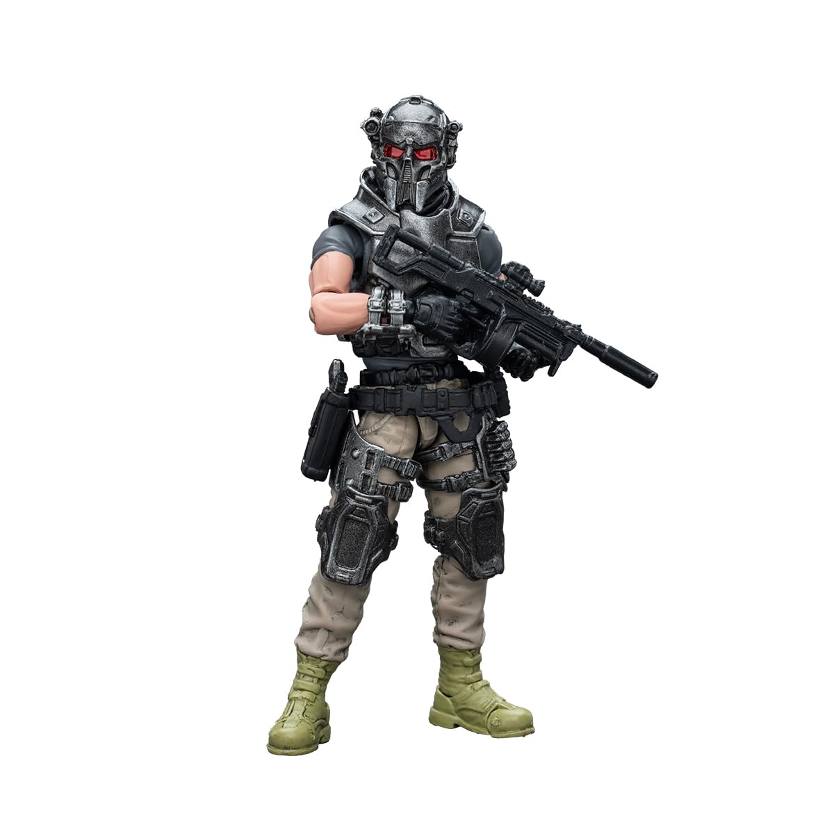 JOYTOY 1/18 Action Figure - Sack Mercenaries-The Demolition Expert ABS & PVC, Perfect for Collectors & Decor - 4.1 Inch, 3.49 OZ (JT9862)