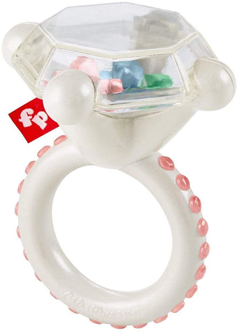 Fisher-Price Rock ÃƒÂ¢Ã¢â€šÂ¬Ã‹Å“n Rattle Teether Ring, Baby Rattle and Teething Toy