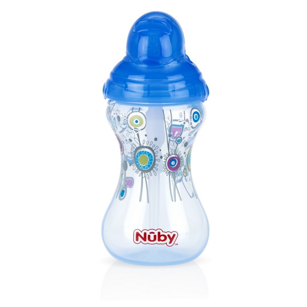 Nuby ID10241 Mug with Decorated Straw 300 ml