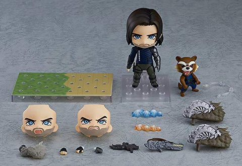 Avengers: Infinity War: Winter Soldier Infinity Edition (Deluxe Version) Nendoroid Action Figure, Multicolor