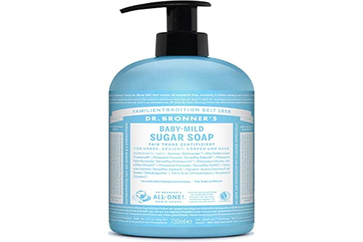 Dr. Bronners - Organic Sugar Soap Baby Mild 710 ml Black