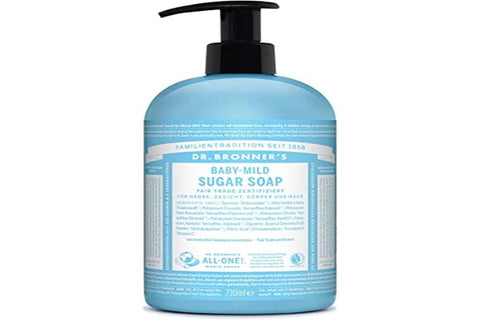 Dr. Bronners - Organic Sugar Soap Baby Mild 710 ml Black