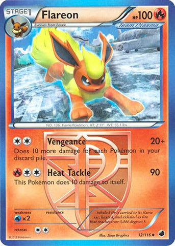 Pokemon - Flareon (12/116) - Plasma Freeze