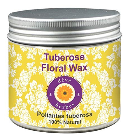 dÃƒÂ¨ve herbes Pure Tuberose Floral Wax (Poliantes tuberosa) 50gm