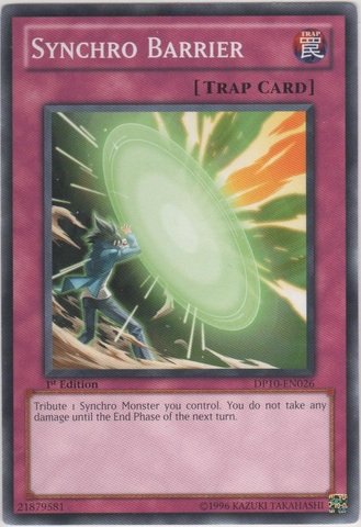 Yu-Gi-Oh! - Synchro Barrier (DP10-EN026) - Duelist Pack 10: Yusei Fudo 3 - Unlimited Edition - Common