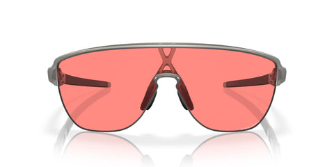 Oakley Men's OO9250A Actuator Low Bridge Fit Rectangular Sunglasses, Matte Grey Ink/Prizm Peach, 42 mm