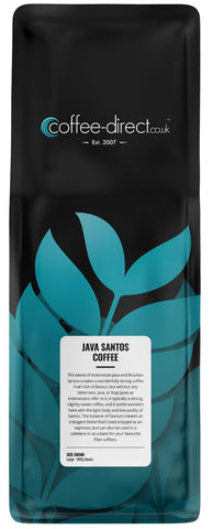 Coffee Direct Java Santos Coffee Beans 908 g