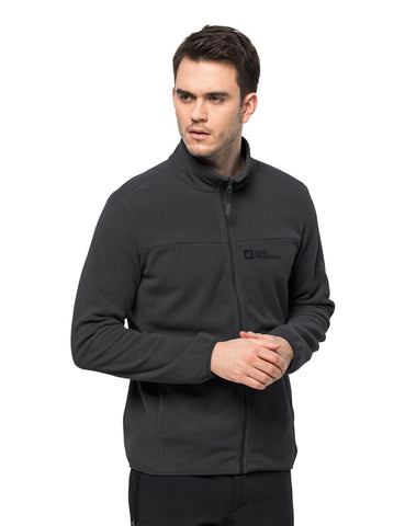 Jack Wolfskin Men's Stone Jumper, Black, S