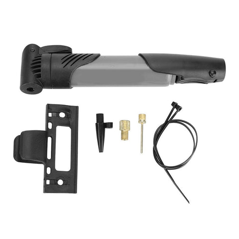 VGEBY1 Bicycle Air Pump, Portable Compact Bike Inflator with Frame Mounting Kit Cycling Tire Repair Tool(Gray)