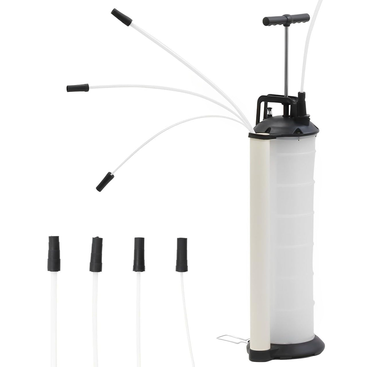 Japard 7L Manual Fluid Extractor Pump, Oil Changer Vacuum Fluid Extractor, Oil Extractor Change Pump for Automotive, Oil Change & Fluid Change Tool with Suction Hose