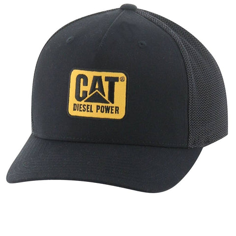 Caterpillar Men's Design Mark Diesel Cap, Black, One Size