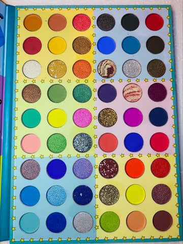 Generic Eyeshadow Palette, Glitter Eyeshadows, 54 colors, for all girls (Simpson)