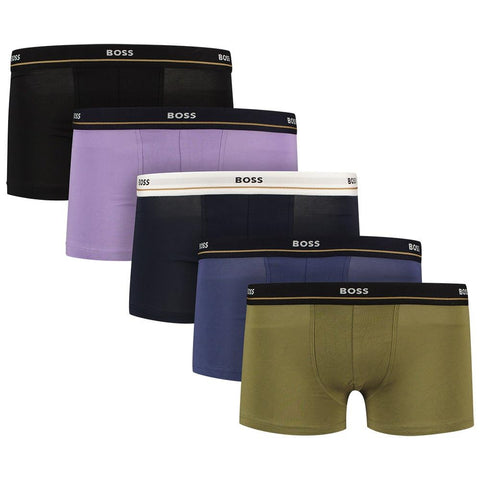 BOSS Men's Trunk 5P Essential Trunk, Open Miscellaneous987,