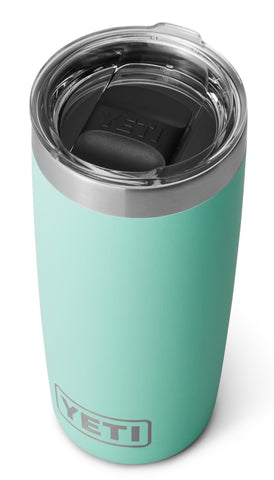 YETI Rambler Tumbler, Vaccum Insulated Stainless Steel Tumbler with Magslider Lid, Seafoam, 10 oz (296 ml)