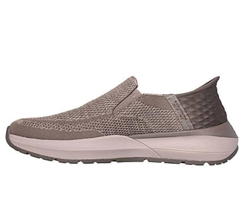 Skechers USA Men's Men's Neville-Rovelo Loafer, Taupe, 10