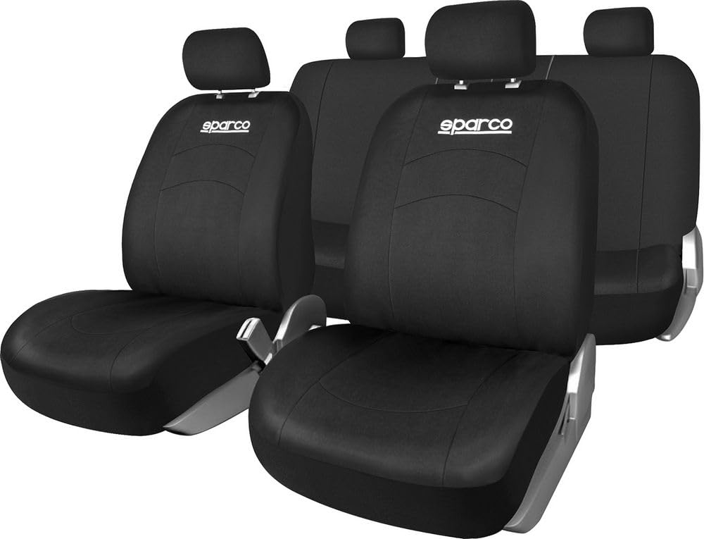 Sparco SPCS402BK Cover Set, 5 Pieces, Black