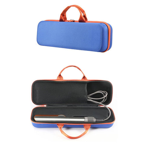 EUGOOCX Hard Travel Case Storage Bag for Airstrait Hairdryer Straightener Portable Protective Case for HT01 Hair Straighteners (Blue)
