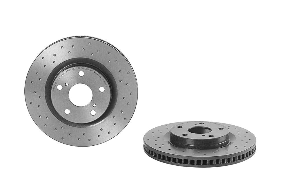 Brembo 09.A417.1X Xtra UV Coated vented drilled Front Brake Rotor EMGRAND/ENGLON/GLEAGLE/LEXUS/TOYOTA/TOYOTA (FAW)/TOYOTA (GAC) OE# 4351242050