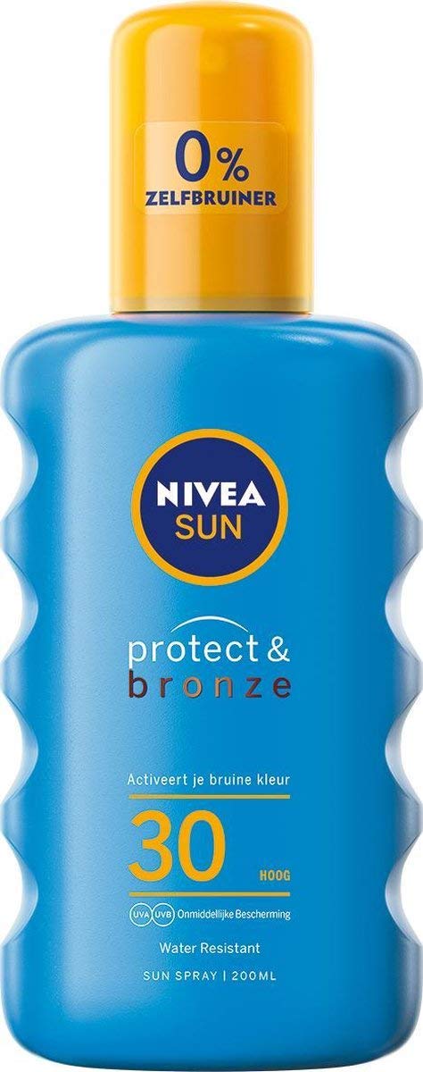 Nivea Protect and Bronze Sunscreen Spray SPF30, 200 g