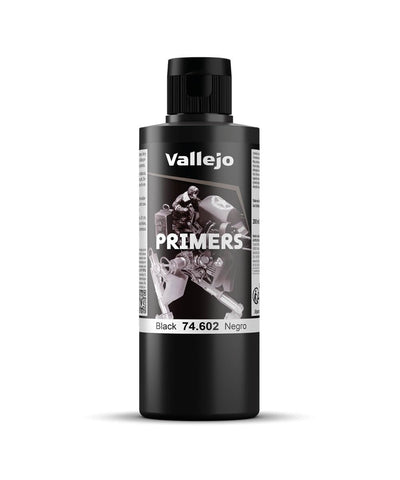 Vallejo Model Color 200 ml Polyurethane Primer - Black