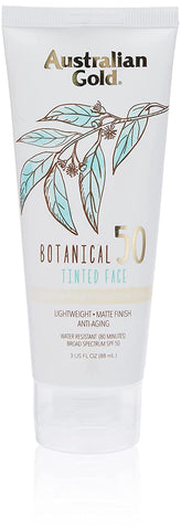 Australian Gold Broad Spectrum, Water Resistant Tinted Mineral Liquid Botanical Sunscreen
