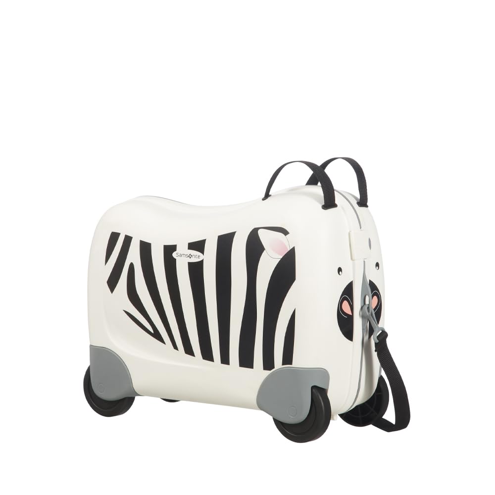 Samsonite Dream Rider Children's Luggage, 51 cm, 28 Litre, White (Zebra Zeno)