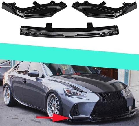 Car Front Bumper Lip for LEXUS IS200t IS300 IS350 2017-2020,Front Spoiler Diffuser Protector Body Kit