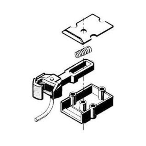 Kadee 1:24 Body Mount Coupler, Center (1air)