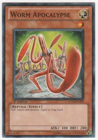 Yu-Gi-Oh! - Worm Apocalypse (5DS3-EN009) - Starter Deck: Duelist Toolbox - 1st Edition - Common