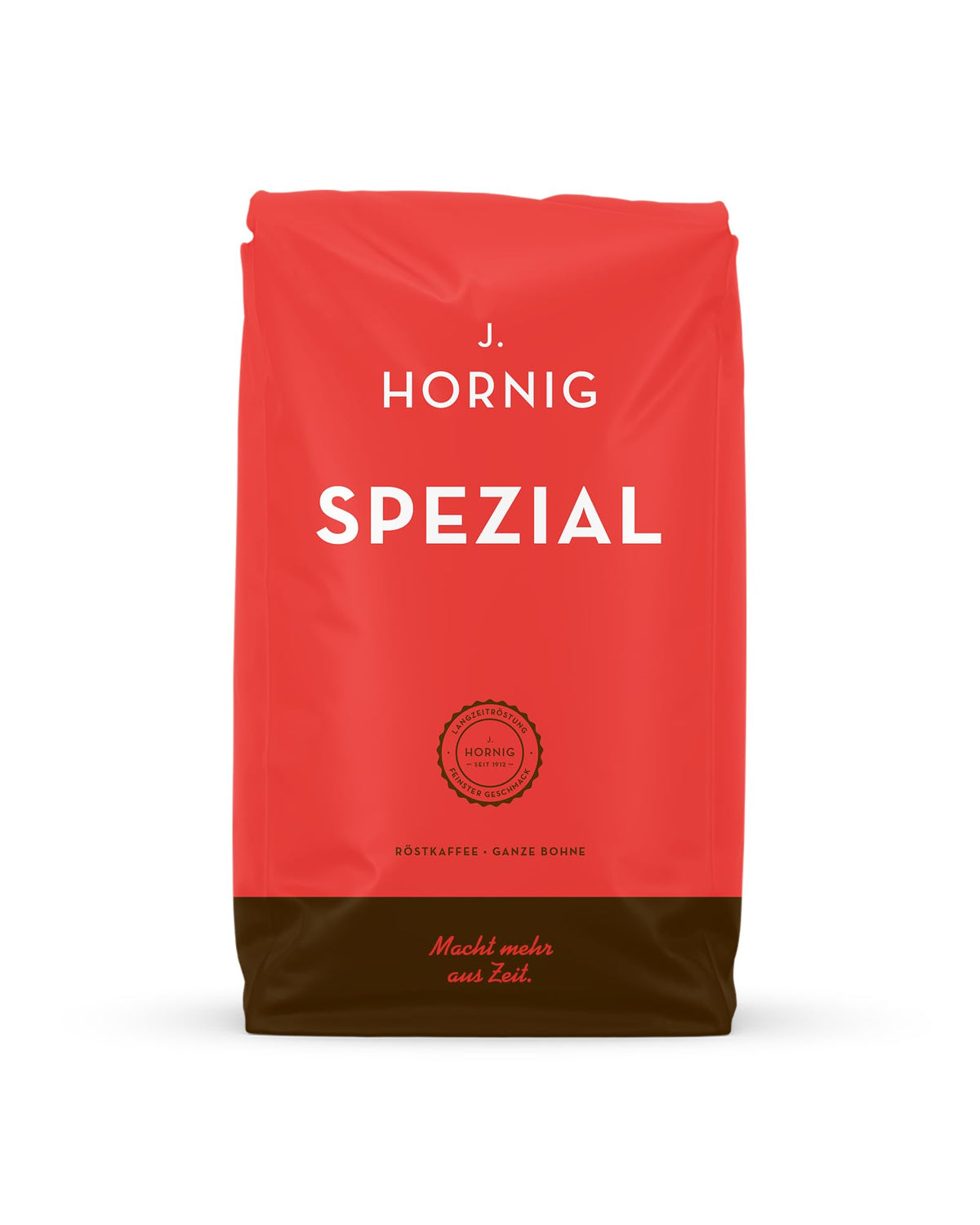 J. Hornig Whole Coffee Beans, Spezial, Versatile Arabica and Robusta Blend, For Filter and Espresso Preparation, 500g Pack