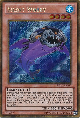 Yu-Gi-Oh! - Silent Wobby (PGLD-EN013) - Premium Gold - Unlimited Edition - Gold Secret Rare