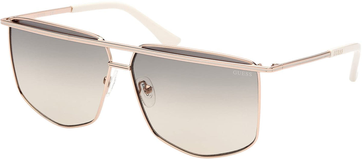 Metal Brow Bar Geometric Sunglasses