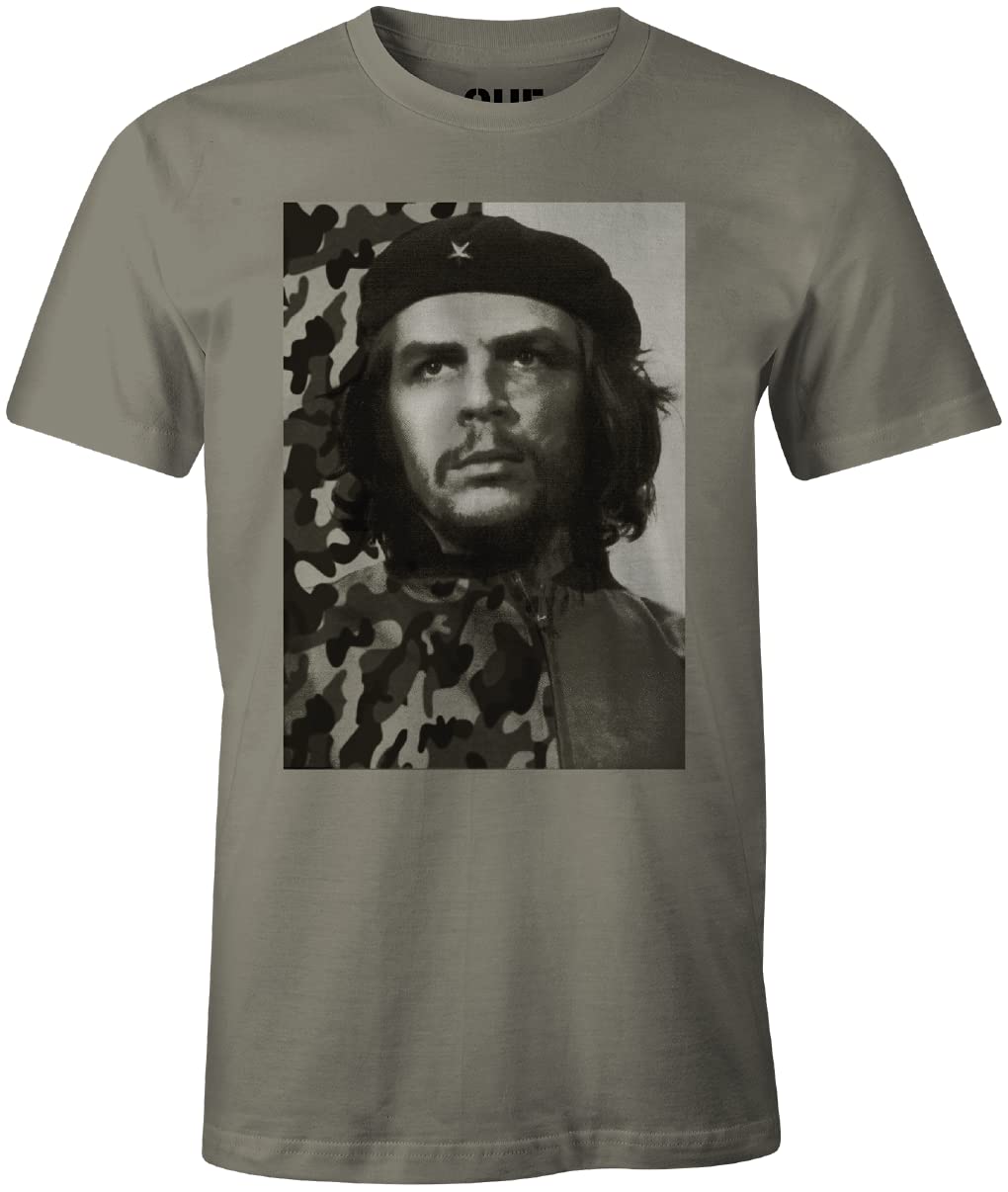 Che Guevara Men's MECHEGDTS009 t Shirt, KAKI, L