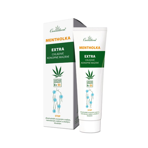 Cannaderm Mentholka Extra - Massage Cooling Gel, Muscle Fatigue, Stiffness 150ml