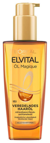 LorÃƒÆ’Ã†â€™Ãƒâ€ Ã¢â‚¬â„¢ÃƒÆ’Ã¢â‚¬Â ÃƒÂ¢Ã¢â€šÂ¬Ã¢â€žÂ¢ÃƒÆ’Ã†â€™ÃƒÂ¢Ã¢â€šÂ¬Ã…Â¡ÃƒÆ’Ã¢â‚¬Å¡Ãƒâ€šÃ‚Â©al Paris Elvital Oil Magique Refining Hair Oil, 1 x 100 ml, for All Hair Types, with 6 Precious Flower Oils