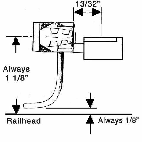 Kadee 836 G Scale Short Body Mount Coupler
