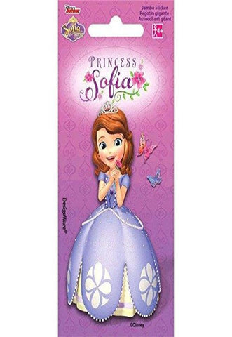 DisneyÃƒÆ’Ã¢â‚¬Å¡Ãƒâ€šÃ‚Â© Sofia the First Jumbo Sticker | Party Favor