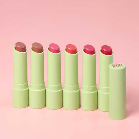Pixi Beauty Naturelle Lip - Nectar, Sunflower Based Moisturizing Lipstick, Vitamin E & Jojoba Seed Oil Lip, Demi-Matte Finish
