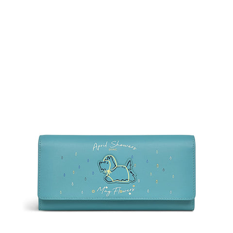RADLEY London - April Showers - Large Flapover Wallet - Ocean
