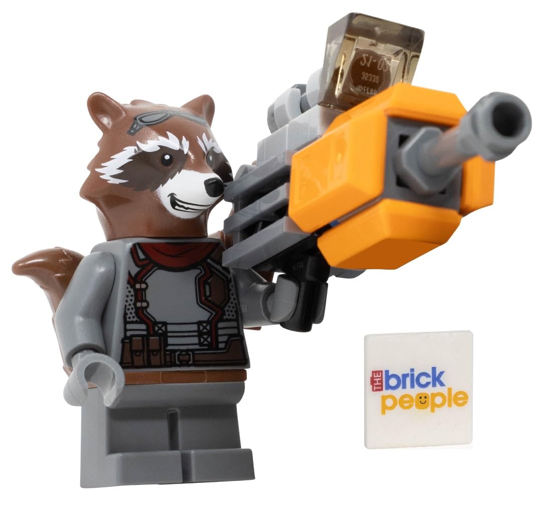 LEGO Superheroes: Rocket Racoon Minifigure with Weapon