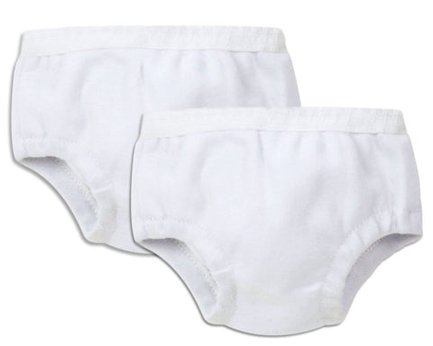 Sophia's 18" Doll 2 Pair of White Cotton Panties
