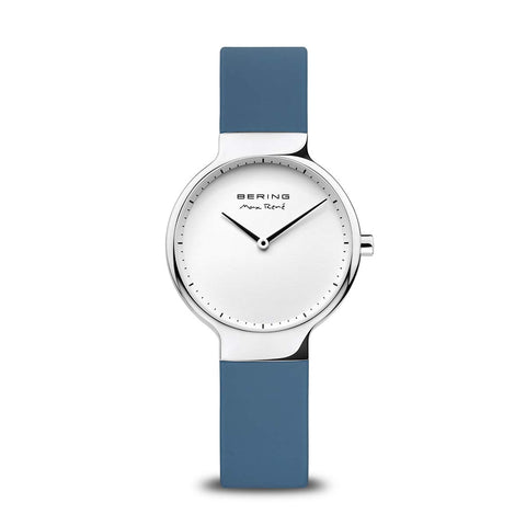 BERING Time | Women's Slim Watch 15531-700 | 31MM Case | Max RenÃƒÂ© Collection | Silicone Strap | Scratch-Resistant Sapphire Crystal | Minimalistic - Designed in Denmark