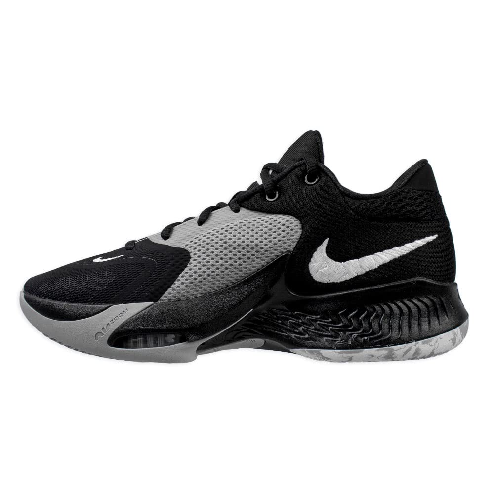 NIKE Men's Sneaker, Black White Light Smoke Grey, 11.5