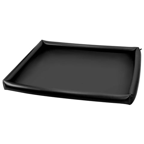 QWORK Inflatable Massage Sheet, Durable Waterproof PVC, Effortless Cleaning, Portable with Quick-Release Valve, 189Ã—161Ã—13.5cm, Suitable for Indoor and Outdoor Use