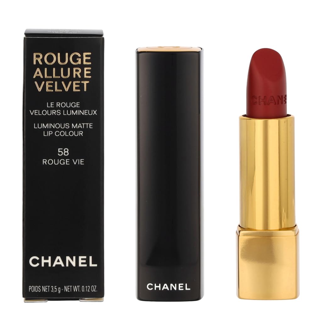 Rouge Allure Velvet Luminous Matte Lip Colour by Chanel 58 Rouge Vie 3.5g