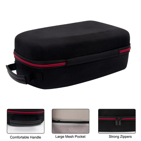 Hard Carrying Case for VR Quest 3 Headset, Carrying Bag Compatible with Quest 3 Touch Controllers Headstrap VR Accessories, Portable Protection Bag Hard Shell Large Space for Travel and Home Storage