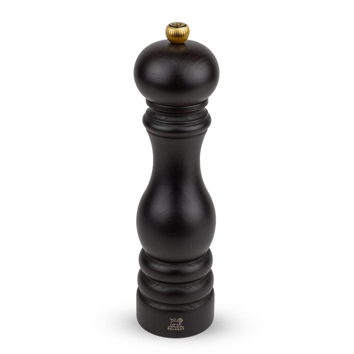 PEUGEOT - Paris 22 cm Pepper Mill - Classic Grind System - Made with PEFC Certified Wood - Lifetime Guaranteed Mechanism - Made in France - Chocolate Colour