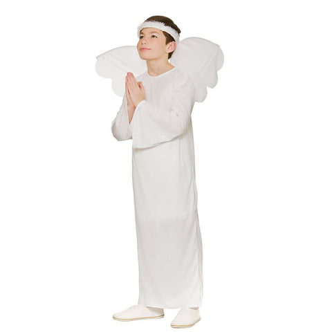 Wicked Costumes Kids Angel Nativity Fancy Dress Costume - Large (8-10 years)
