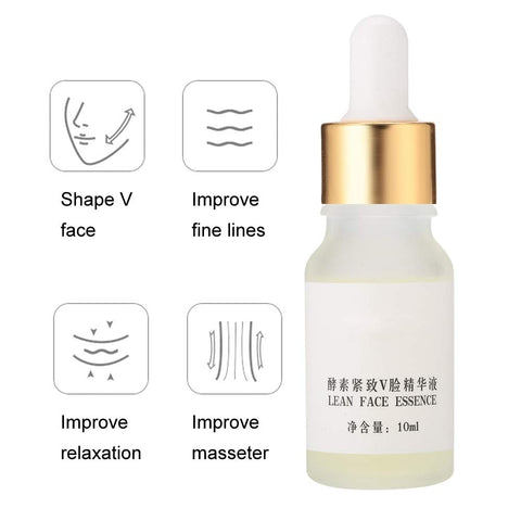 TMISHION Face Serum, Face Slimming V Face Shaping Firming Lifting Serum Skin Face Care Massage Essential Oil for Facial Skin Tightening Lifting Double Chin Loose and Sagging Skin Massage Oil